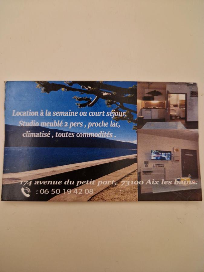 Studio Meuble Au Rdc , Proche Lac Aix-les-Bains Ngoại thất bức ảnh